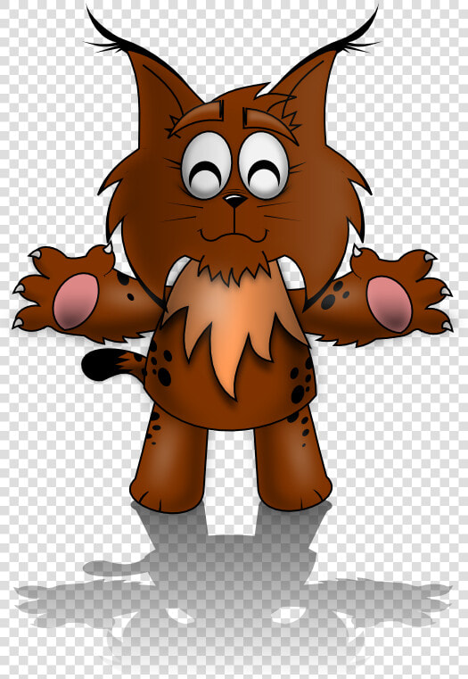 Lynx Cute Cartoon Clipart   Clip Art  HD Png DownloadTransparent PNG