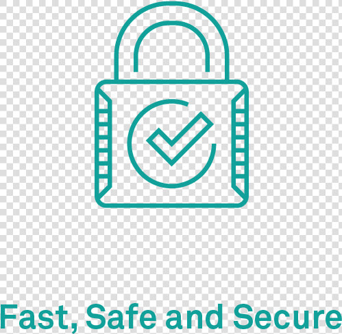 Icon fast safe secure   Fast And Secure Icon  HD Png DownloadTransparent PNG