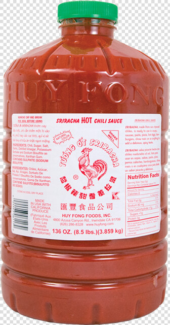 Sriracha 8 5 Lbs  HD Png DownloadTransparent PNG