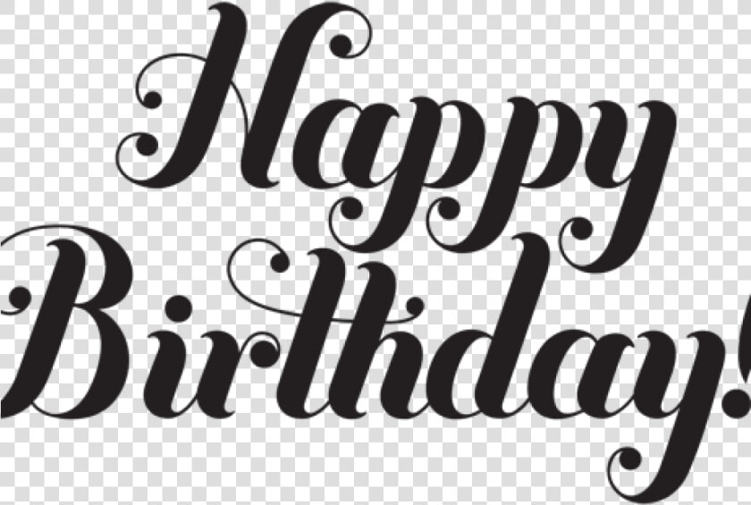 Football Banner Clipart Image Library Happy Birthday   Black And White Happy Birthday Clipart  HD Png DownloadTransparent PNG