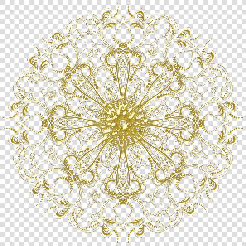 Mandala Dorada Png  Transparent PngTransparent PNG