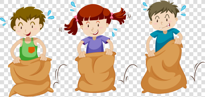 Clip Art Png Library Download   Potato Sack Race Clipart  Transparent PngTransparent PNG