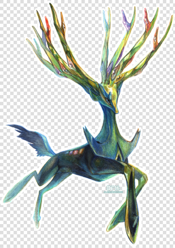 Dessin Pokémon Xerneas  HD Png DownloadTransparent PNG