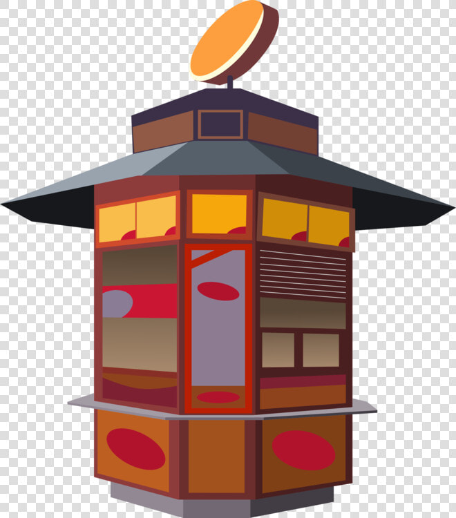 Facade angle kiosk   Kiosk Clipart  HD Png DownloadTransparent PNG
