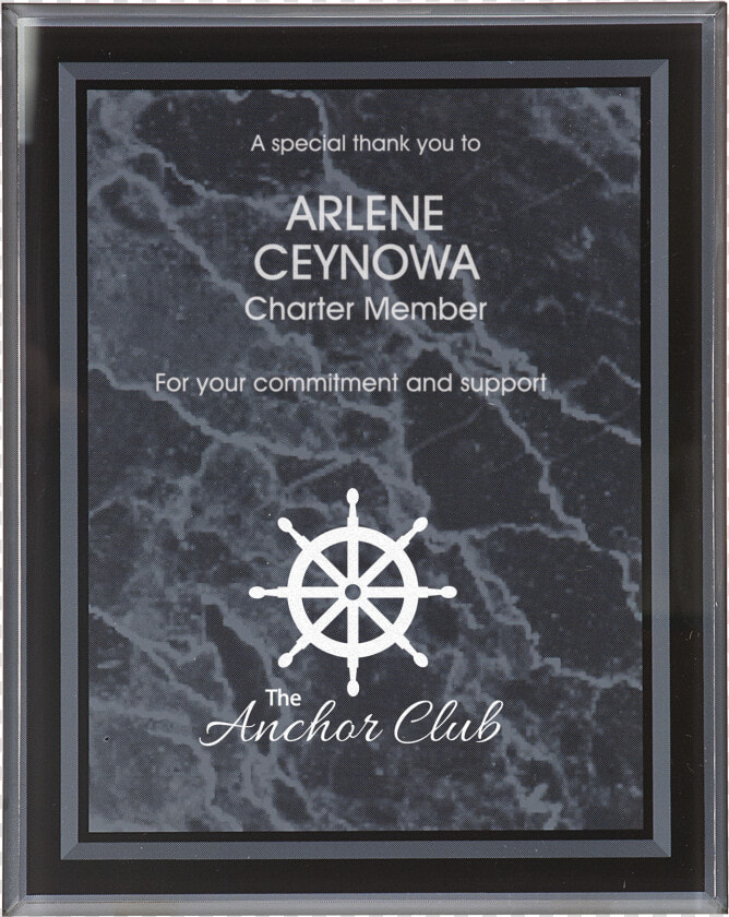Clear Plaque  Black Marble Border   Acrylic Plaque  HD Png DownloadTransparent PNG