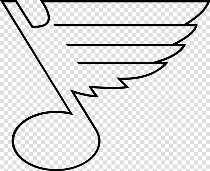 Perspective St Louis Cardinals   St Louis Blues Note Outline  HD Png DownloadTransparent PNG