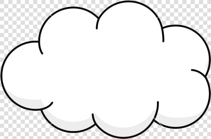 Cloud Clipart Fluffy Graphics Illustrations Free Transparent   Cloud Clipart Black And White  HD Png DownloadTransparent PNG