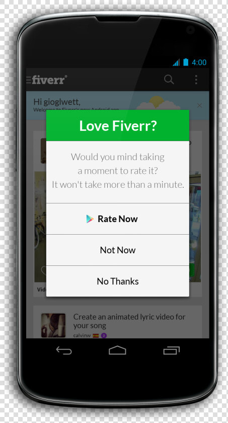 Rating Popup Android   Png Download   Pop Up Rating  Transparent PngTransparent PNG