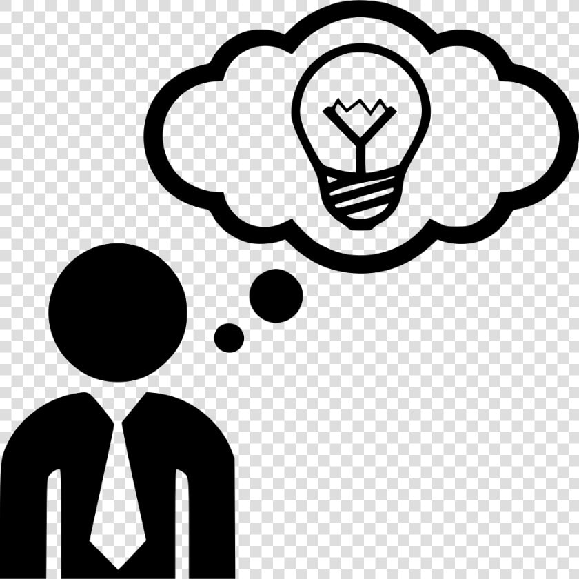Idea Think Thinking Man Svg Png Icon Download   Transparent Person Thinking Clipart  Png DownloadTransparent PNG