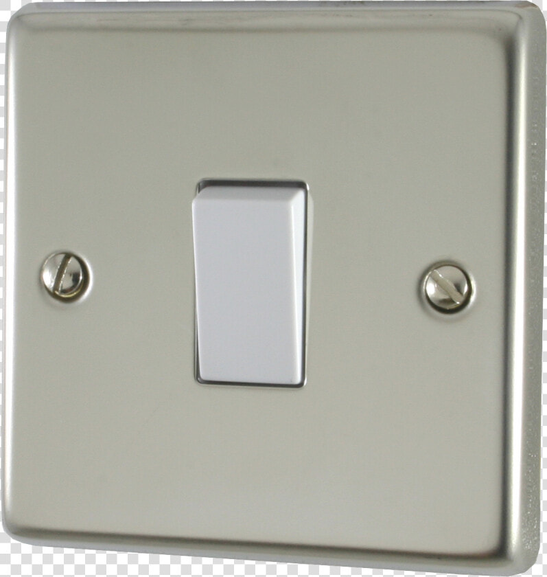 Polished Steel Light Switch  HD Png DownloadTransparent PNG