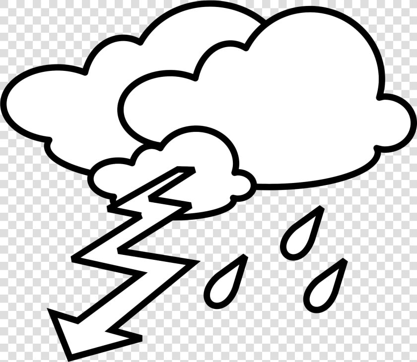 Panda Free Images Windclipartblackandwhite   Stormy Outline  HD Png DownloadTransparent PNG