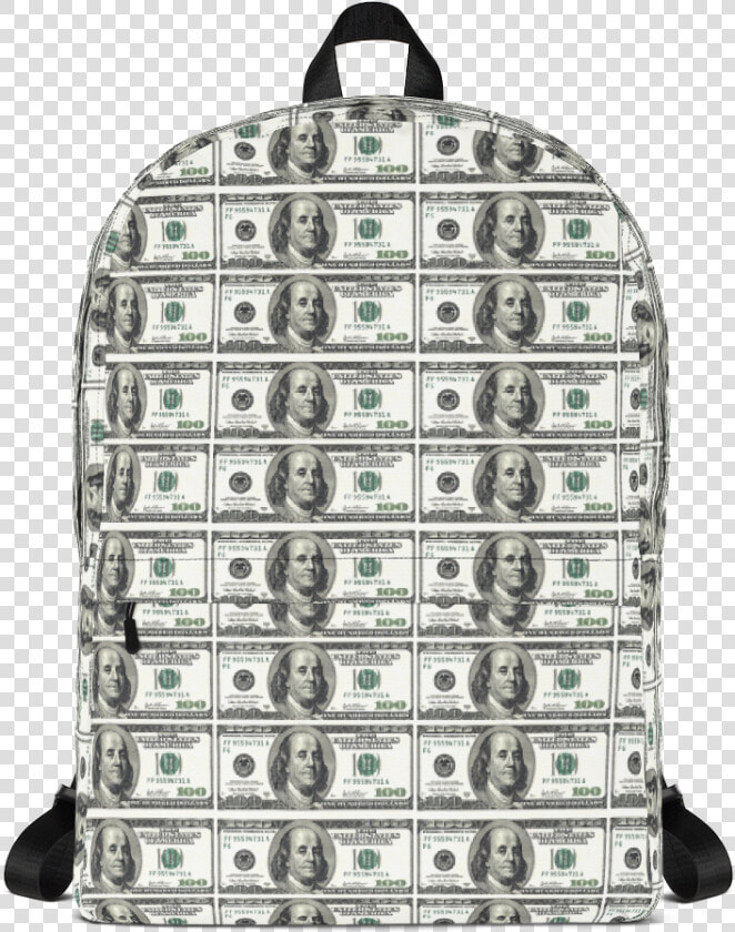 Adjective Custom Designed Dollar Bill Backpack   Png  Transparent PngTransparent PNG