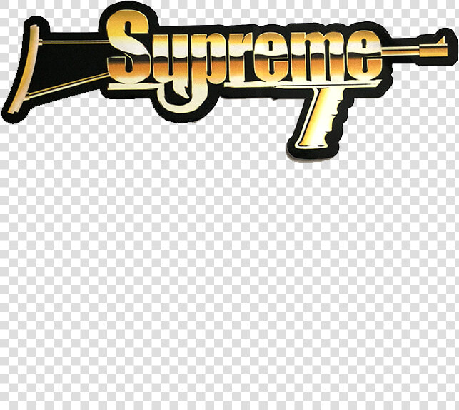 Home   Stickers   Supreme Gold Gun Sticker   Louis Vuitton Logo Supreme Png  Transparent PngTransparent PNG