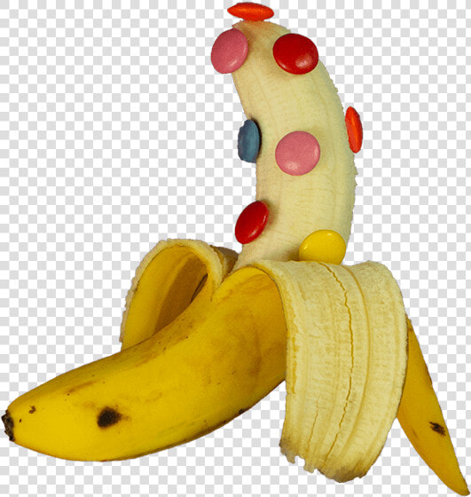 Banana Photo With Smarties   Saba Banana  HD Png DownloadTransparent PNG