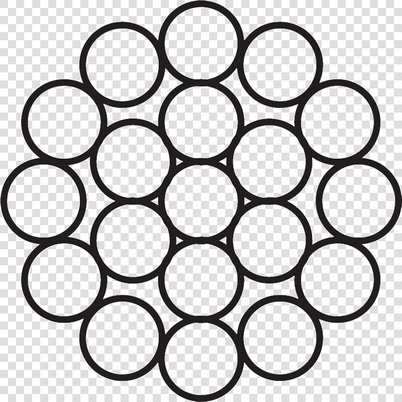 Spiral Wire Rope   37 Strand Wire  HD Png DownloadTransparent PNG