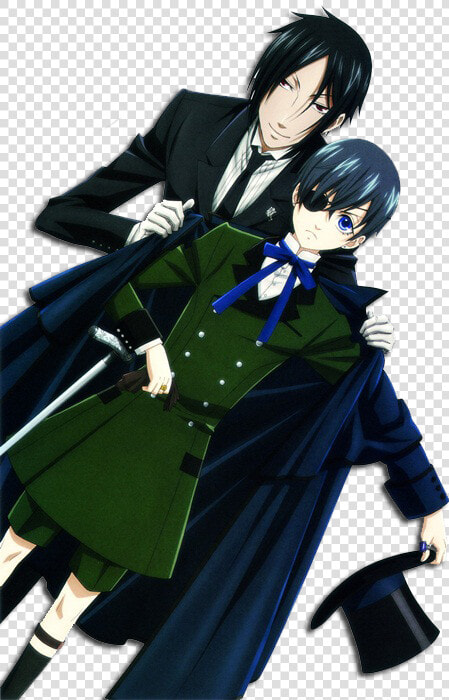 Ciel And Sebastian By Jrfantasy d46zu8k   Black Butler Ciel And Sebastian Png  Transparent PngTransparent PNG