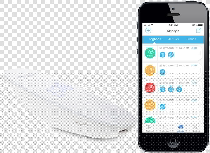 Glucometer   Ihealth Smart Gluco Monitoring System  HD Png DownloadTransparent PNG