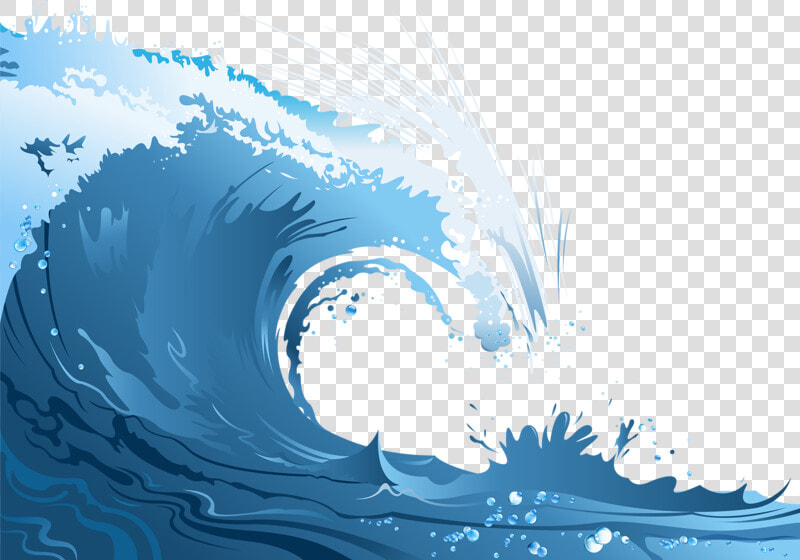  wave  sea  water  blue  freetoedit  귀여운  picsart  cute   Wave Transparent Background  HD Png DownloadTransparent PNG