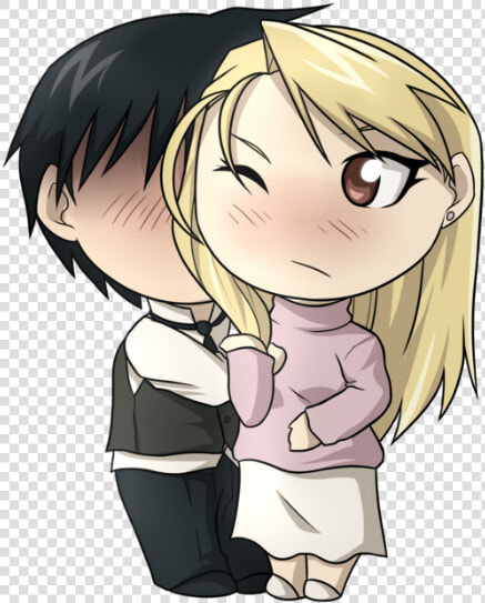 Roy Mustang Y Riza Hawkeye Chibi  HD Png DownloadTransparent PNG