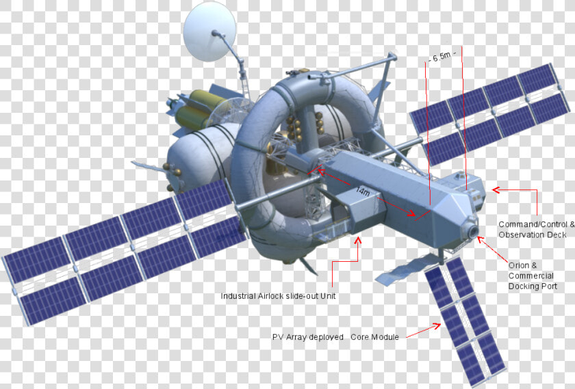 Nautilus x Main Dimensions   Nautilus X Space Station  HD Png DownloadTransparent PNG