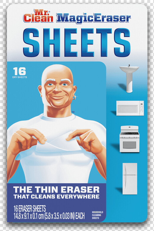 Magic Eraser Sheets   Mr Clean Magic Eraser Sheets  HD Png DownloadTransparent PNG