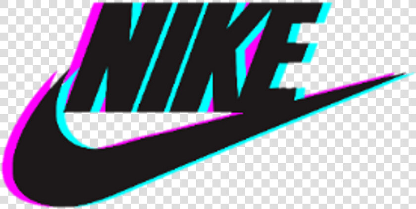 Nike Logo Glitch Tumblr Photography   Transparent Tumblr Nike Logo  HD Png DownloadTransparent PNG