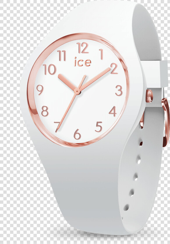 Ice Glam   White Rose gold   Numbers   Ice Watch 015337  HD Png DownloadTransparent PNG