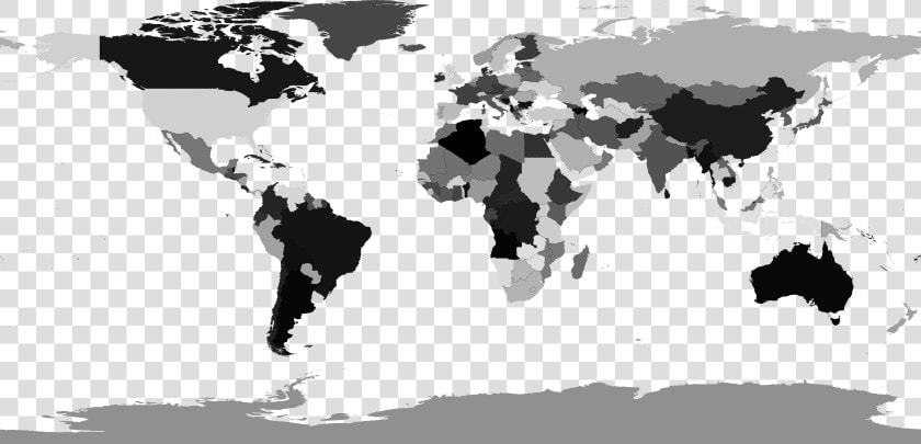World Map Png   Flat Earth Map Black And White  Transparent PngTransparent PNG