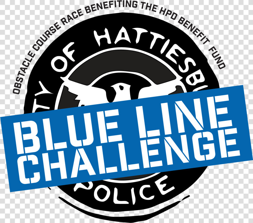 Blue Line Challenge   Hattiesburg Police Department  HD Png DownloadTransparent PNG