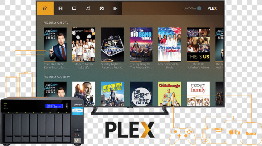 Plex And Nas   Plex On Firestick  HD Png DownloadTransparent PNG