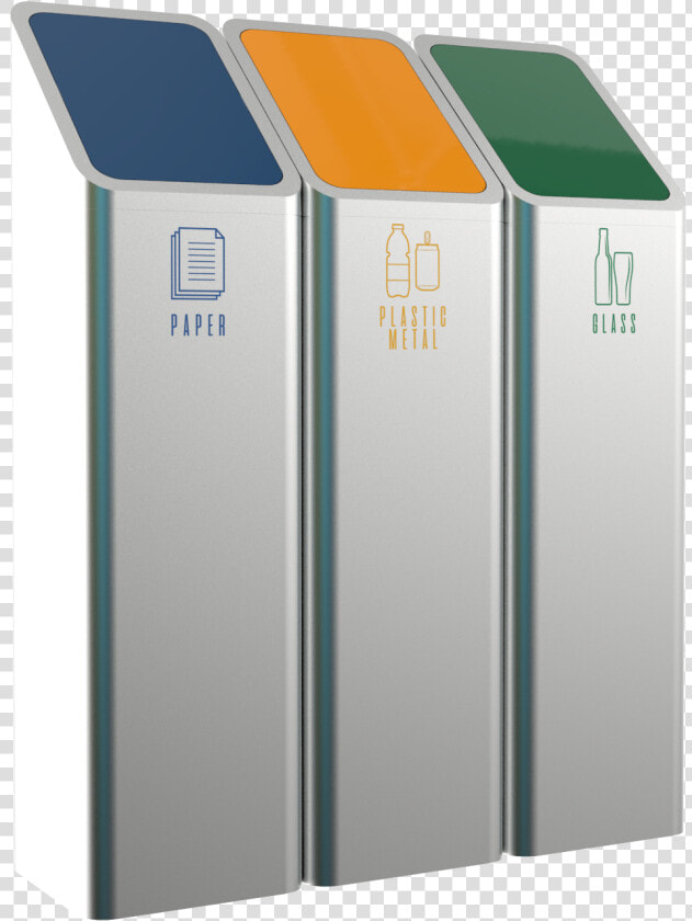 Stainless Steel Recycling Bins   Plastic  HD Png DownloadTransparent PNG