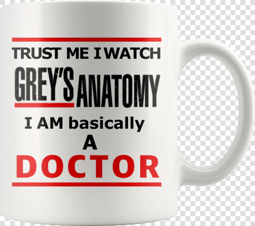 Grey S Anatomy Trust Doctor Movie Coffee Mug   Beer Stein  HD Png DownloadTransparent PNG