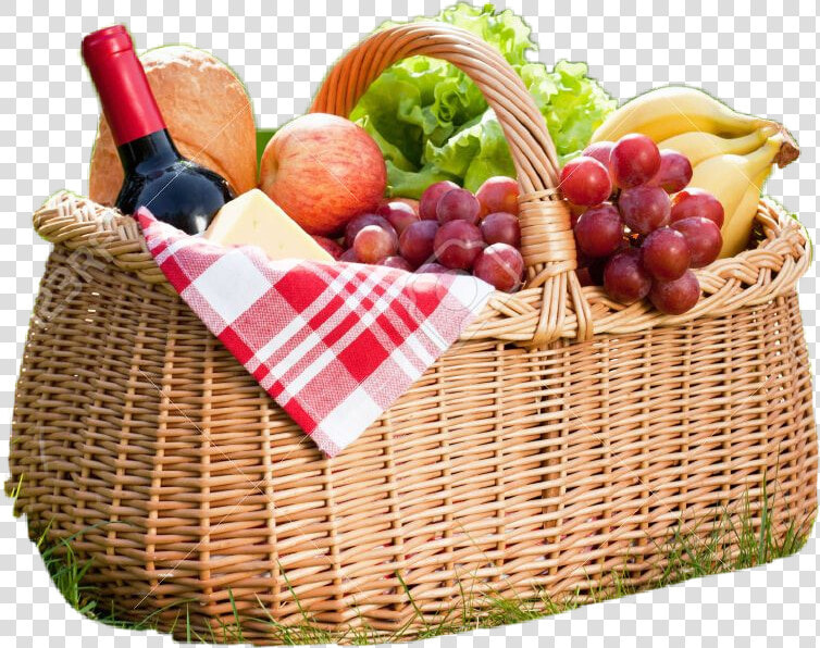 Picnic Baskets With Food  HD Png DownloadTransparent PNG
