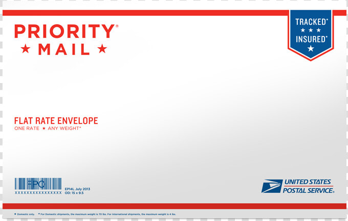 Priority Mail Mailing Envelope  HD Png DownloadTransparent PNG
