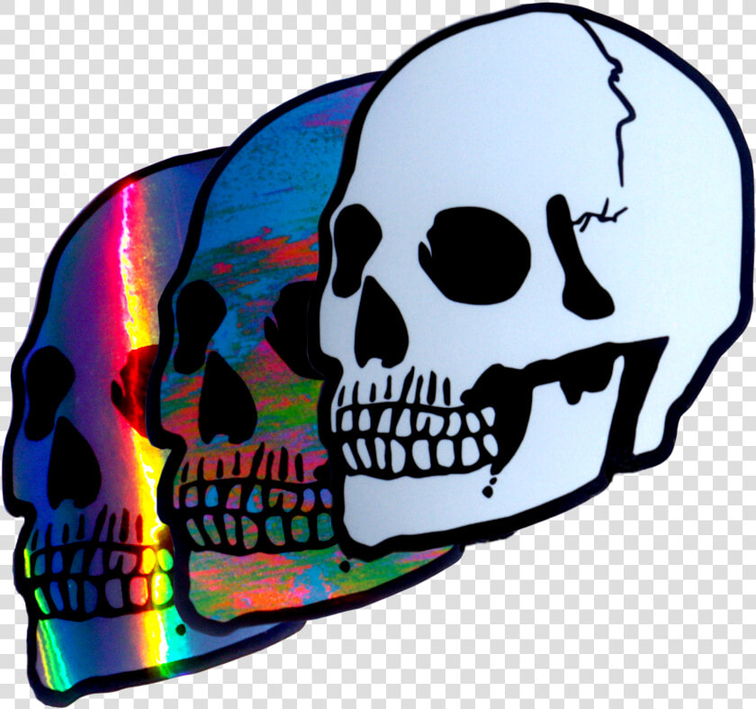 Image Of Skull Sticker 3pk   Skull  HD Png DownloadTransparent PNG