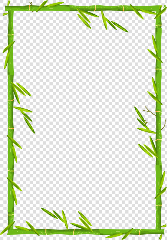 Bamboo Border Download Free Image   Bamboo Frame Border Design  HD Png DownloadTransparent PNG