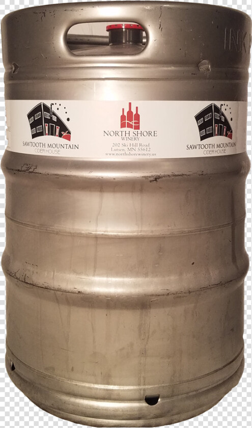 Custom Printed 2 Color Keg Wrap For North Shore Winery   Machine  HD Png DownloadTransparent PNG
