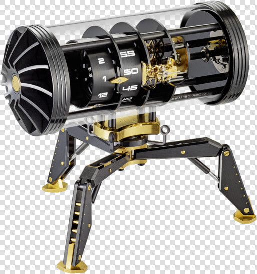 Time Machine Black And Gold   Time Machine Movie Png  Transparent PngTransparent PNG
