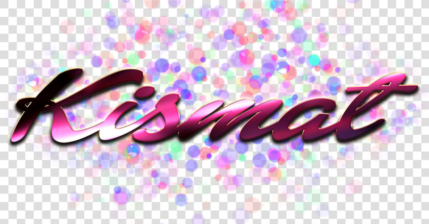 Kismat Name Logo Bokeh Png   Olive Name  Transparent PngTransparent PNG