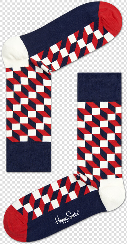 Product Image   Happy Socks Red White Blue  HD Png DownloadTransparent PNG