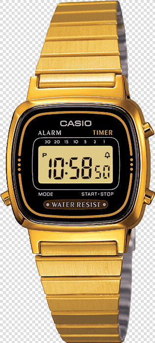 La670wega 1ef   Casio Gold Water Resist  HD Png DownloadTransparent PNG