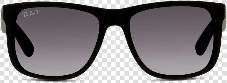 Rb4165 Justin 622 Black Rubber T3 Grey 54   Ray Ban Black Sunglasses For Men  HD Png DownloadTransparent PNG