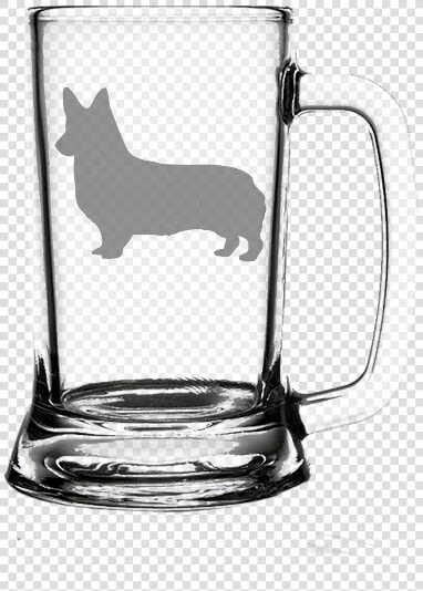 Pembroke Welsh Corgi Dog 16oz   Beer Mug Glass  HD Png DownloadTransparent PNG