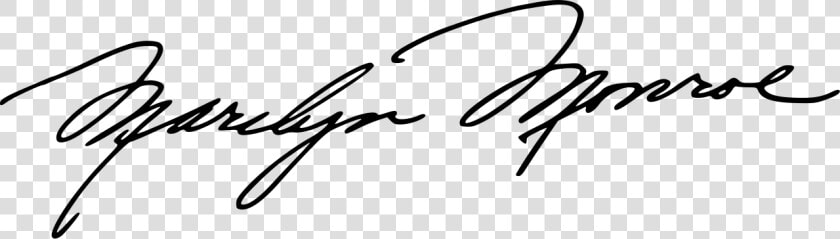 Marilyn Monroe Firma  HD Png DownloadTransparent PNG