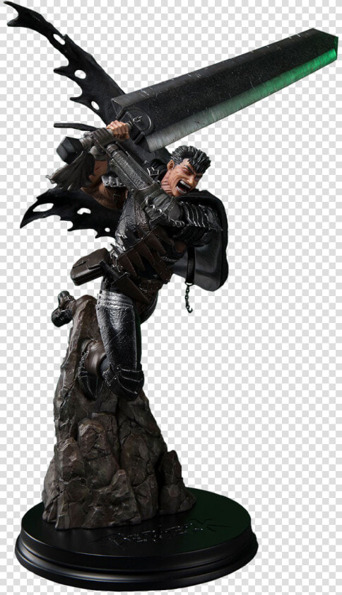 Black Swordsman Guts Statue  HD Png DownloadTransparent PNG