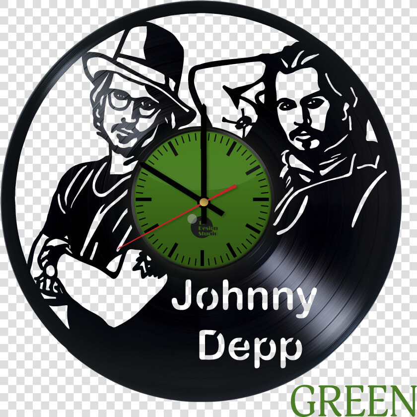 Who  If Not Johnny Depp   Vinyl Clock Lady Gaga  HD Png DownloadTransparent PNG
