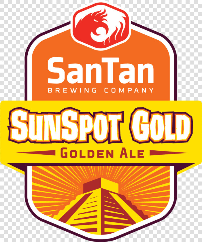 Sunspot Gold Shield   San Tan Brewery  HD Png DownloadTransparent PNG