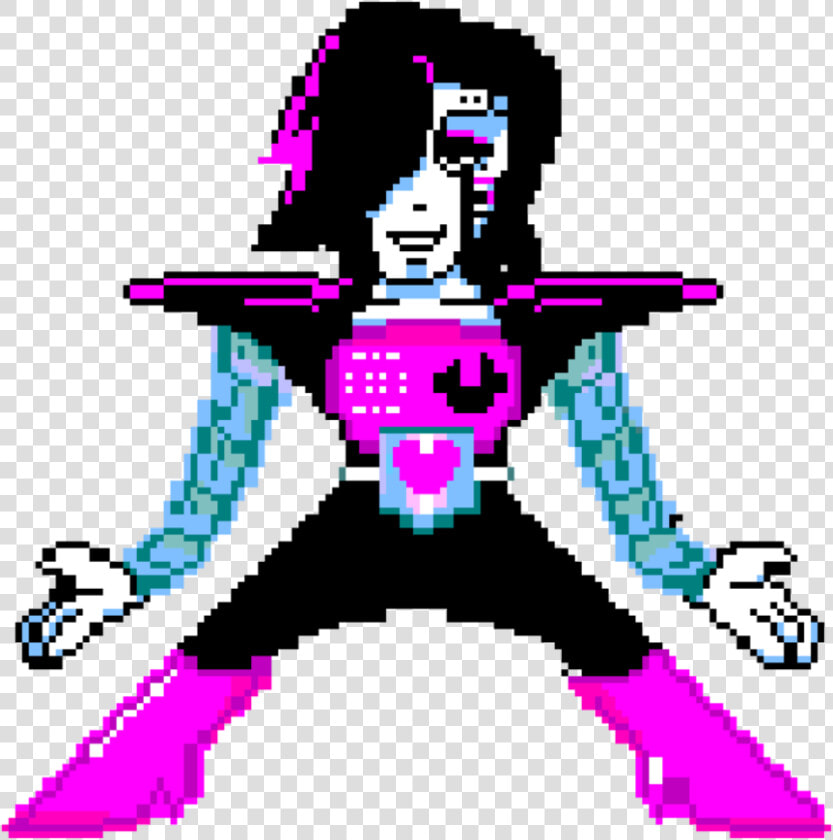 Thumb Image   Undertale Mettaton Colored Sprite  HD Png DownloadTransparent PNG
