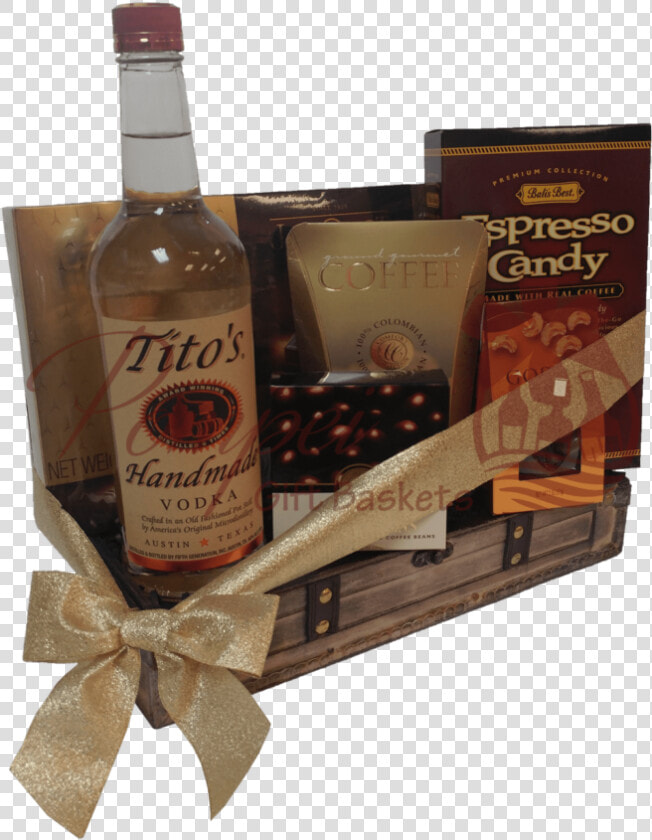 The Perfect Titos Vodka Gift Basket  Titos Gift Basket    Tito  39 s Vodka  HD Png DownloadTransparent PNG