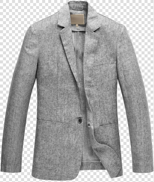 Blazer For Men Free Png Image   Light Grey Sports Jacket Linen  Transparent PngTransparent PNG